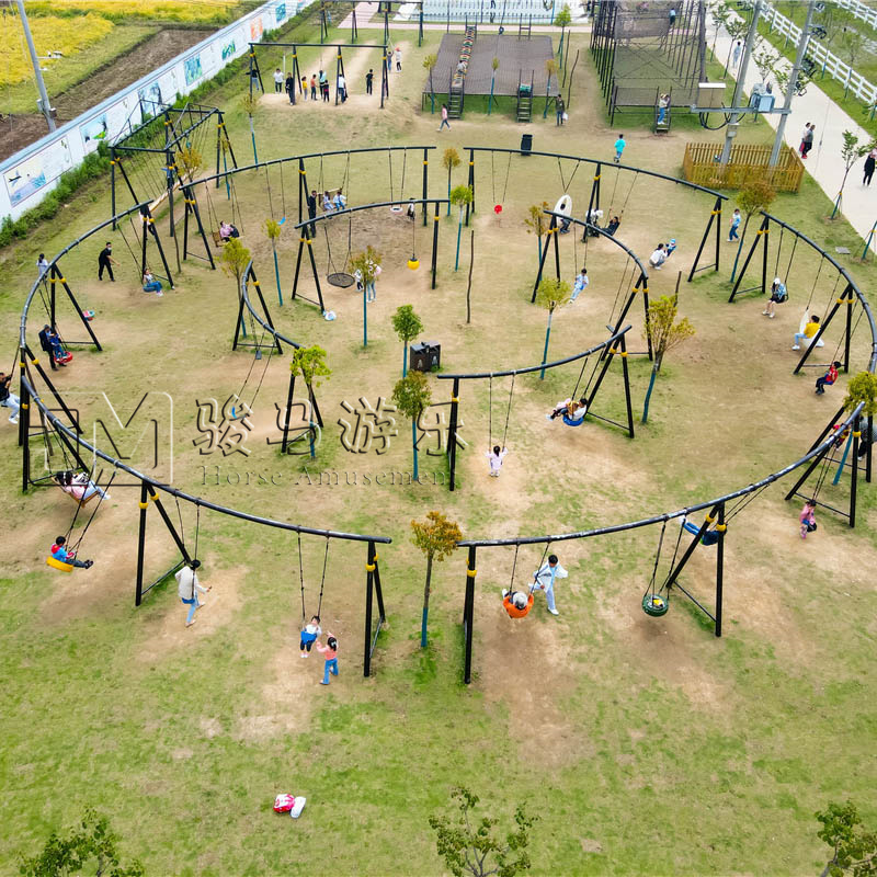 兒童無動(dòng)力秋千樂園